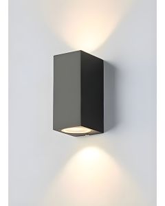 SE-WL-S2-DG CUADRO UP-DOWN WALL LAMP GU10 DARK GREY BODY ALUMINIUM HOMELIGHTING 77-9270